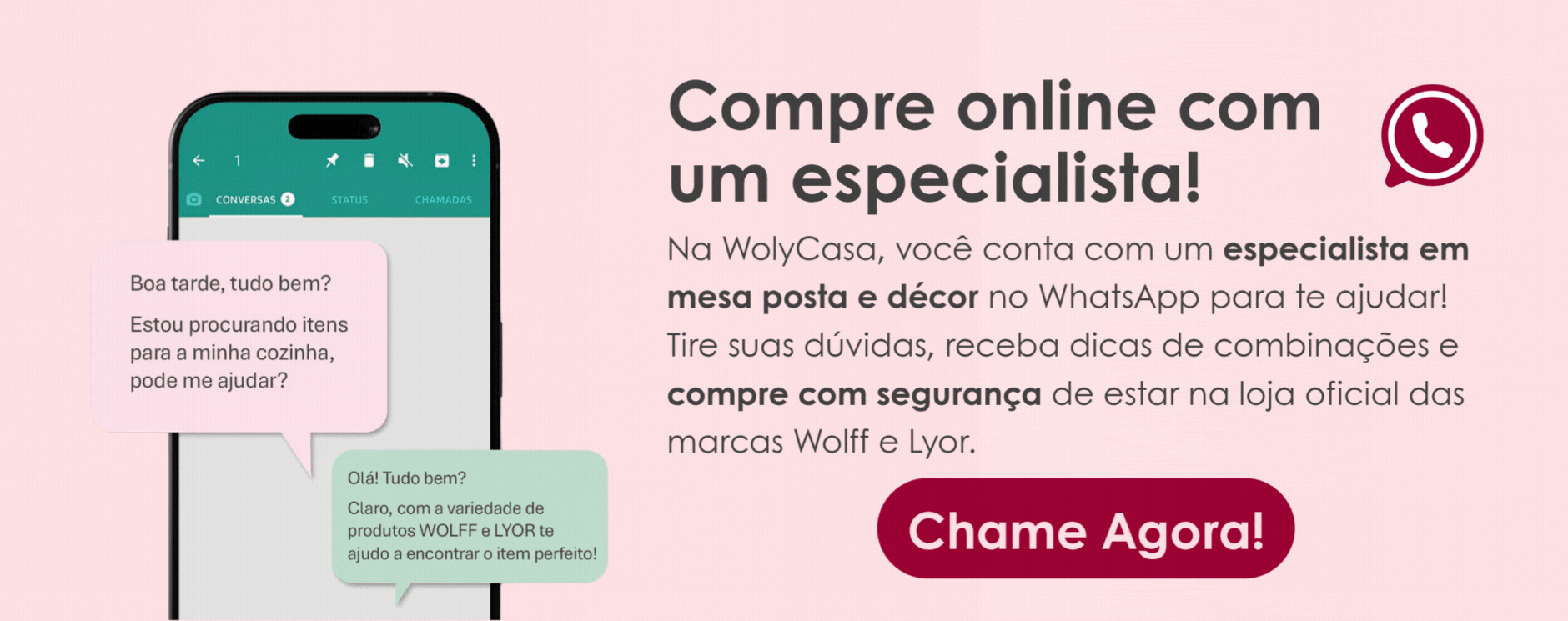 Banner compre pelo whatsapp